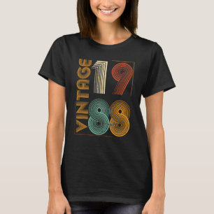 T-shirt Anniversaire rétro vintage 1988