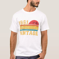 Anniversaire Rétro Vintage Coucher de soleil 1961