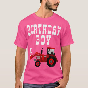 T-shirt Anniversaire Tracteur 4e Anniversaire Garçon Tract