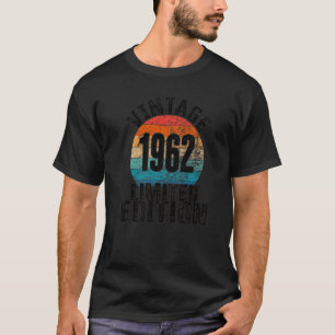 T-shirt anniversaire vintage 1962 anniversaire