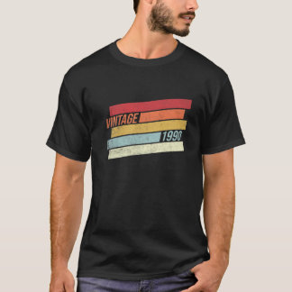 T-shirt Anniversaire Vintage 1990