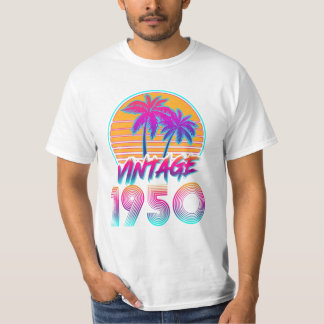T-shirt Anniversaire vintage des années 80 1950