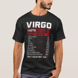 T-shirt Anniversaire Virgo Faits