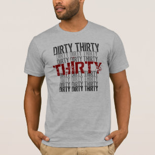 T-shirt Anniversaires trente (30) sale D491