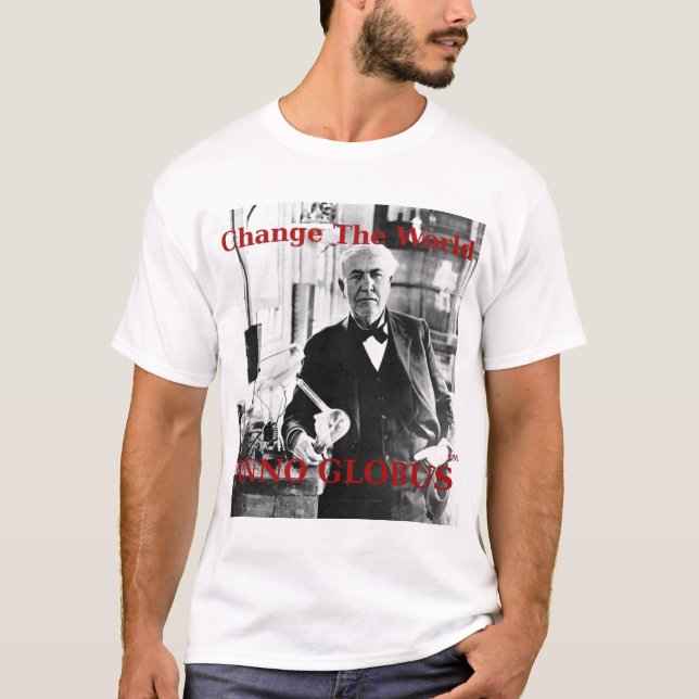 T-shirt Anno Globus - Thomas Edison (Devant)