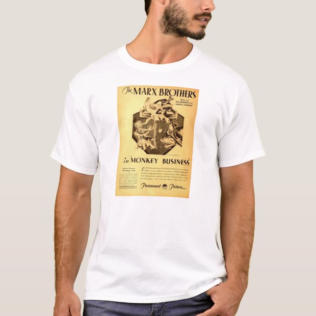 T-shirt Annonce 1931 promotionnelle de magazine de film de (Devant)