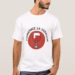 T-shirt annonce couleur vin rouge alcool humour tenir tien