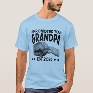 T-shirt Annonce de bébé pour futur grand-père en 2025