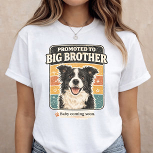 T-shirt Annonce de grand frère Chien Bébé Révélation