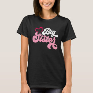 T-shirt Annonce de grossesse de bébé Grande Sœur Famille
