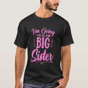 T-shirt Annonce de grossesse de grande sœur pour enfants J