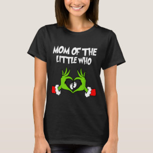 T-shirt Annonce de grossesse drôle de Noël Maman du petit