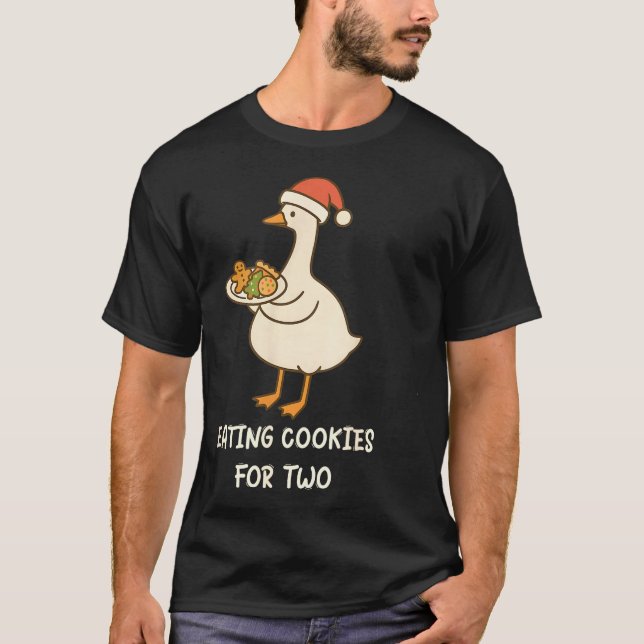 T-shirt Annonce de grossesse drôle d'oie à mari (Devant)