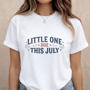 T-shirt Annonce de grossesse Maman à venir 4 juillet