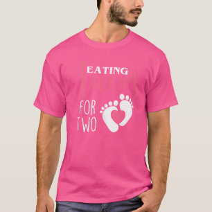 T-shirt Annonce de grossesse Maternité Manger des tacos po