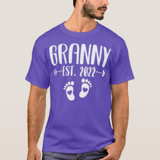 T-shirt Annonce de grossesse pour la première fois Granny 