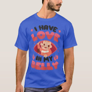 T-shirt Annonce de grossesse s Amour dans mon ventre encei