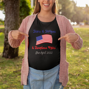T-shirt Annonce de grossesse Stars & Stripes
