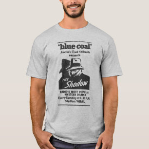 T-shirt Annonce de l'émission de radio Vintage Shadow Blu