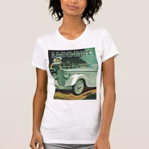 T-shirt Annonce de licence d'automobile