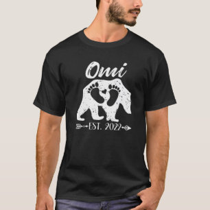 T-shirt Annonce du nouveau Baby shower Omi Grandma Bear Es