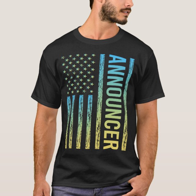 T-shirt Annonce jaune bleu (Devant)
