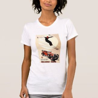 T-shirt Annonce ski vintage Mercedes Benz