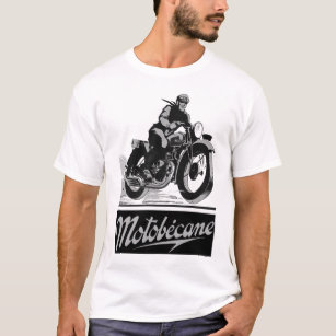 T-shirt Annonce vintage de moto de Motobecane Motobécane