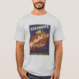 T-shirt Annonce Vintage Escargot Mementrel