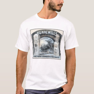 T-shirt Annonce Vintage Pour Hunnewells Préparations Stand