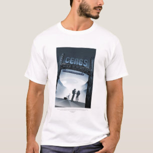 T-shirt Annonce Voyage Sci-Fi, Planète naine Ceres