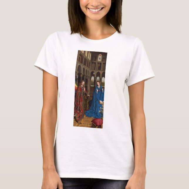 T-shirt Annonciation de Jan van Eyck (Devant)
