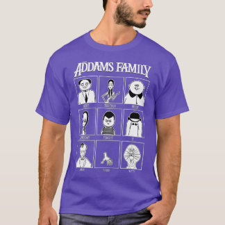 T-shirt Annuaire de la famille Addams