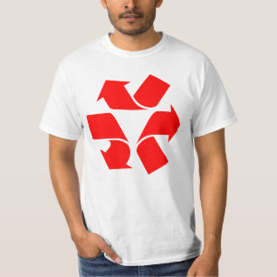 T-shirt Annuler le recyclage du symbole