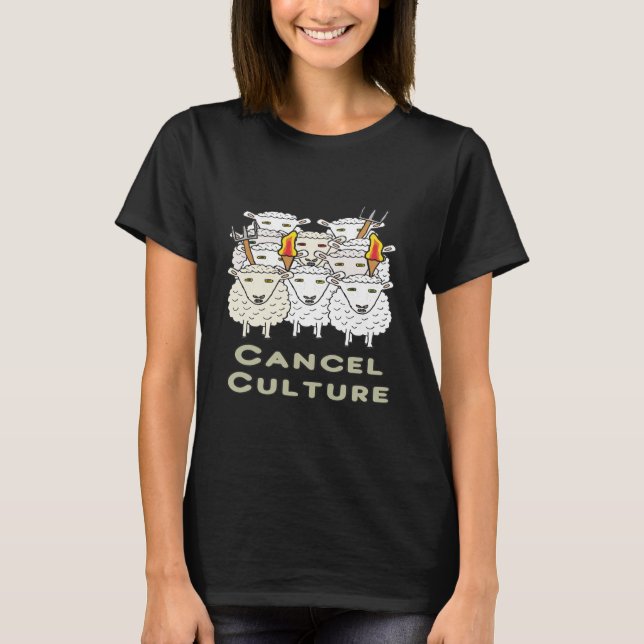 T-shirt Annuler le travail de travail de la culture (Devant)