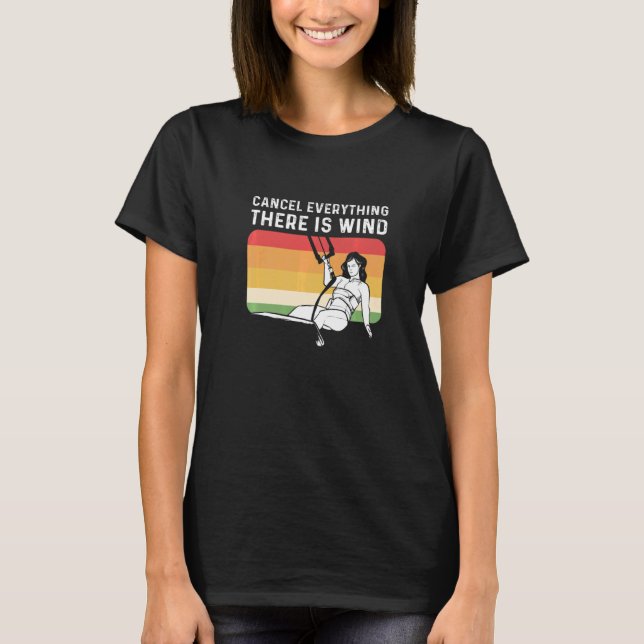 T-shirt Annuler Tout Il Y A Du Vent (Devant)