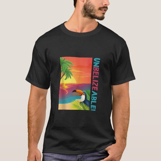 T-shirt AnnulerCROYERable Bélize Vacances Souvenir coucher (Devant)
