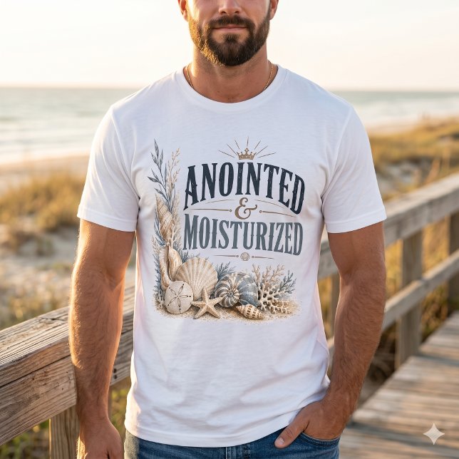 T-shirt Anointed & Moisturized – Inspirational Chrétien  (Créateur téléchargé)