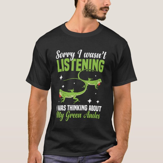 T-shirt Anole Lizard Lover  Green Anole Reptile Keeper Nat (Devant)
