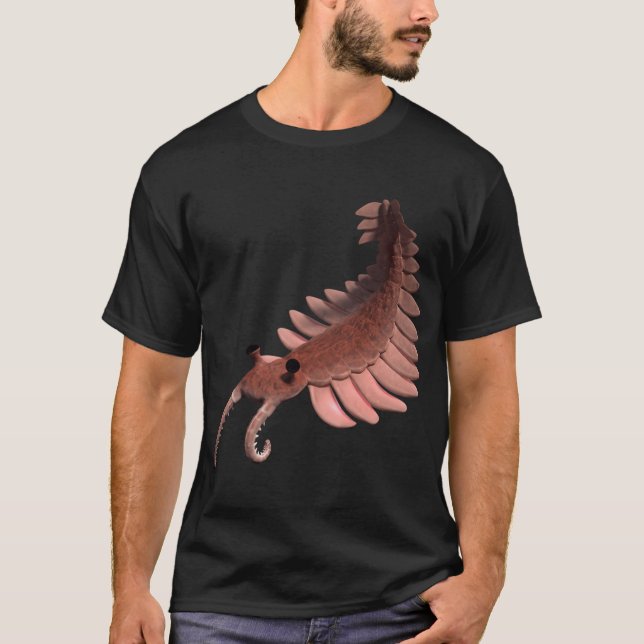T-shirt Anomalocaris, Créature De La Période Cambrienne (Devant)