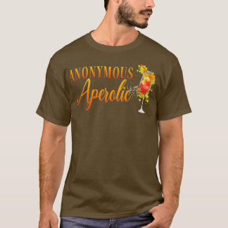 T-shirt Anonyme Aperolic Aperolglass Aperolspritz