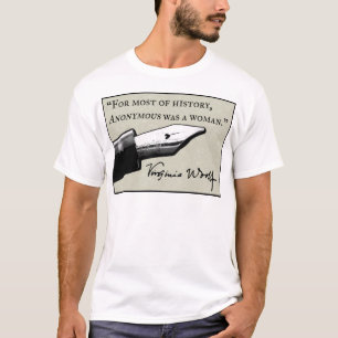 T-shirt Anonyme était une femme