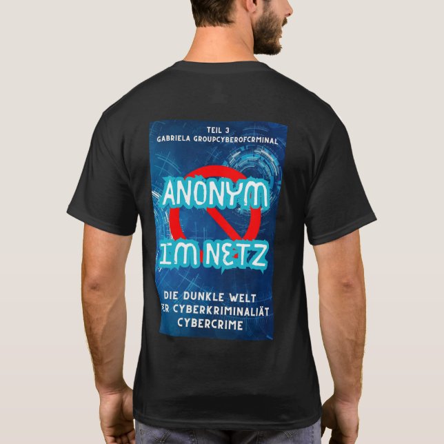 T-shirt Anonyme sur le réseau (Dos)