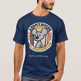 T-shirt Anonymouse 2012 - Présidentiel pour les types