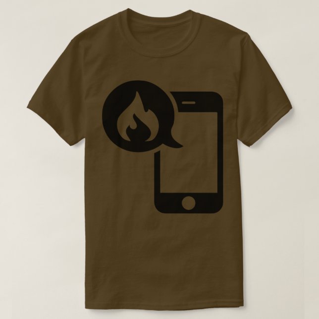 T-shirt Anruf Feuer (Design devant)