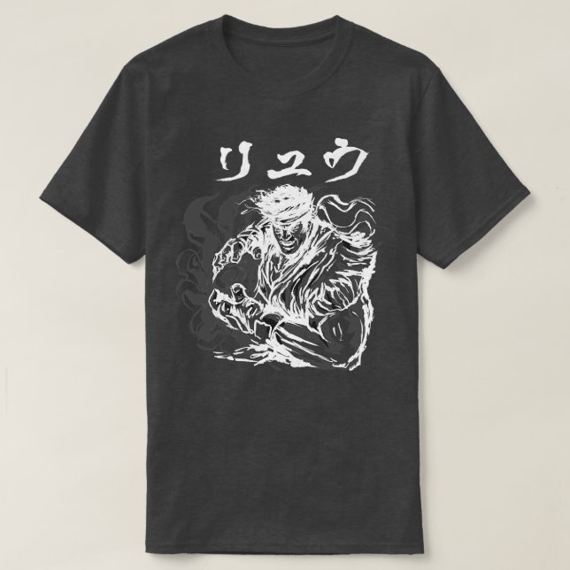 T-shirt Ansatsuken Warrior Shadow (Design devant)