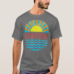 T-shirt Anse vintage Source D'Argent Beach Sun Et Vagues