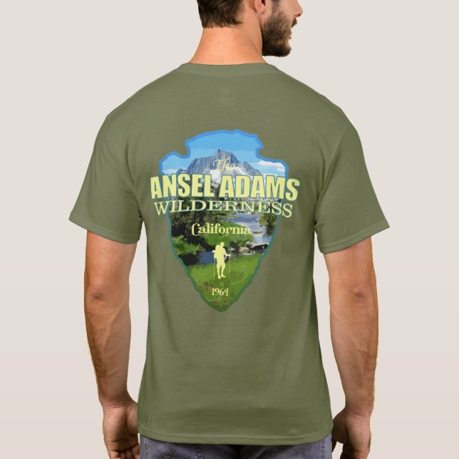 T-shirt Ansel Adams Wilderness (flèche) (Dos)