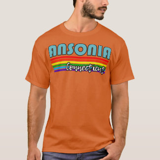 T-shirt Ansonia Connecticut Pride Ansonia LGBT Cadeau LGBT