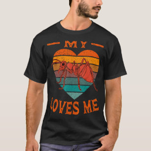 T-shirt Ant Aime Ma fourmi M'Aime Aimée Par Tante Nephew E